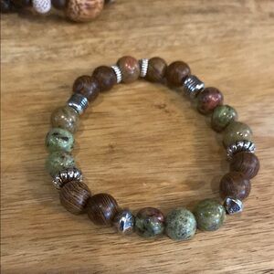 Natural Stone Beaded Bracelet